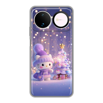 Силиконовый чехол на Huawei Nova 16 с принтом Новый год