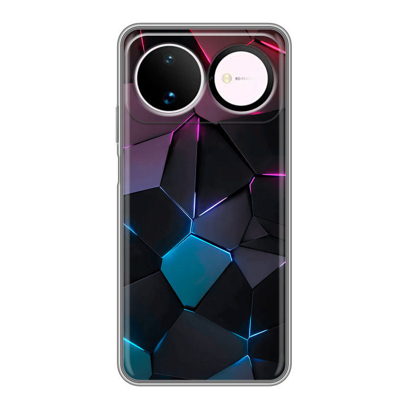 Силиконовый чехол на Huawei Nova 16 с принтом Геометрия неона Силиконовый чехол на Huawei Nova 16 с принтом Геометрия неона