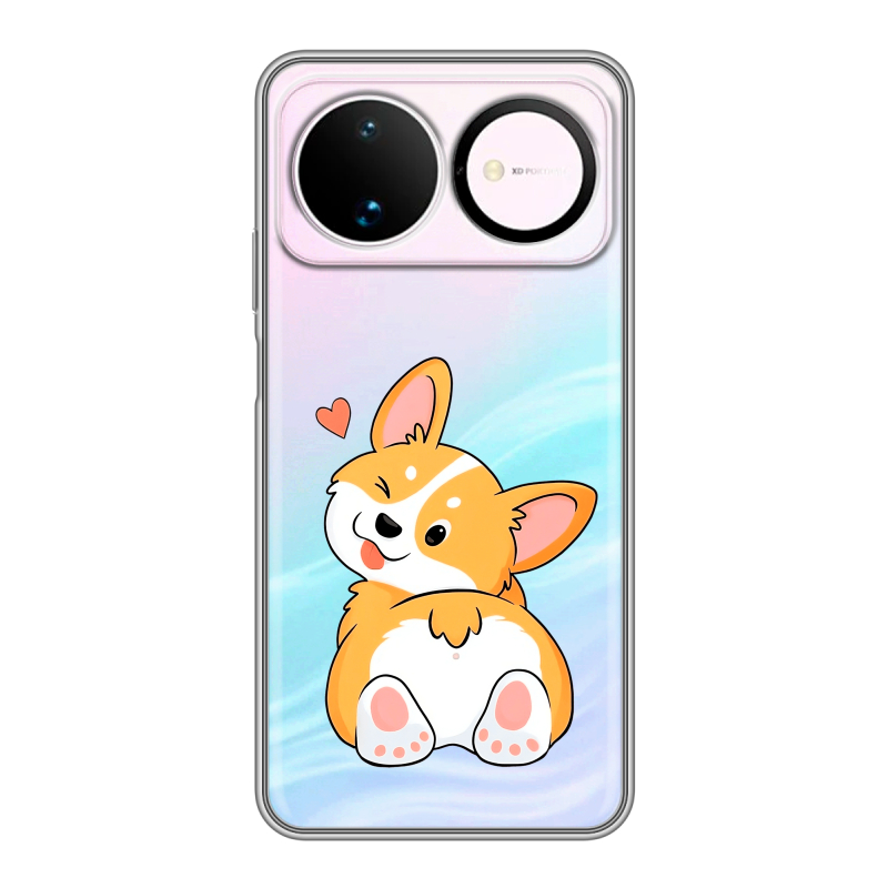 Силиконовый чехол на Huawei Nova 16 с принтом Корги Силиконовый чехол на Huawei Nova 16 с принтом Корги
