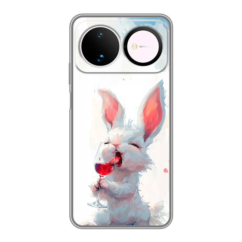 Силиконовый чехол на Huawei Nova 16 с принтом кролик зайчик Силиконовый чехол на Huawei Nova 16 с принтом кролик зайчик