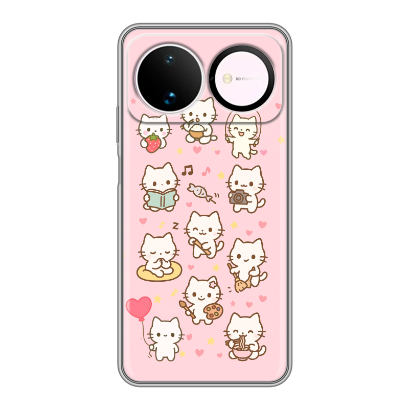 Силиконовый чехол на Huawei Nova 16 с принтом Hello Kitty Хелоу Кити Силиконовый чехол на Huawei Nova 16 с принтом Hello Kitty Хелоу Кити