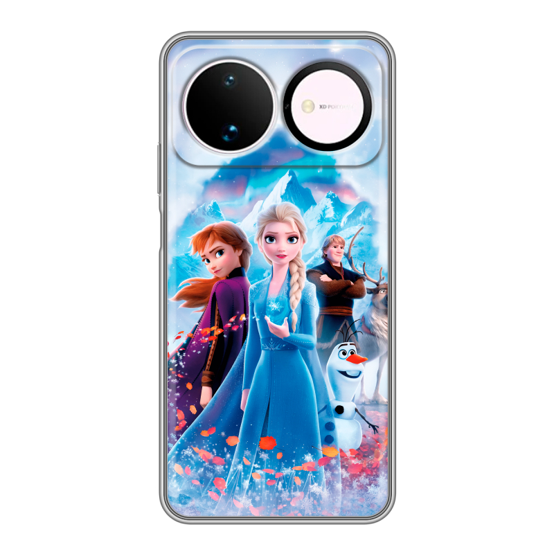 Силиконовый чехол на Huawei Nova 16 с принтом Холодное сердце Frozen Силиконовый чехол на Huawei Nova 16 с принтом Холодное сердце Frozen