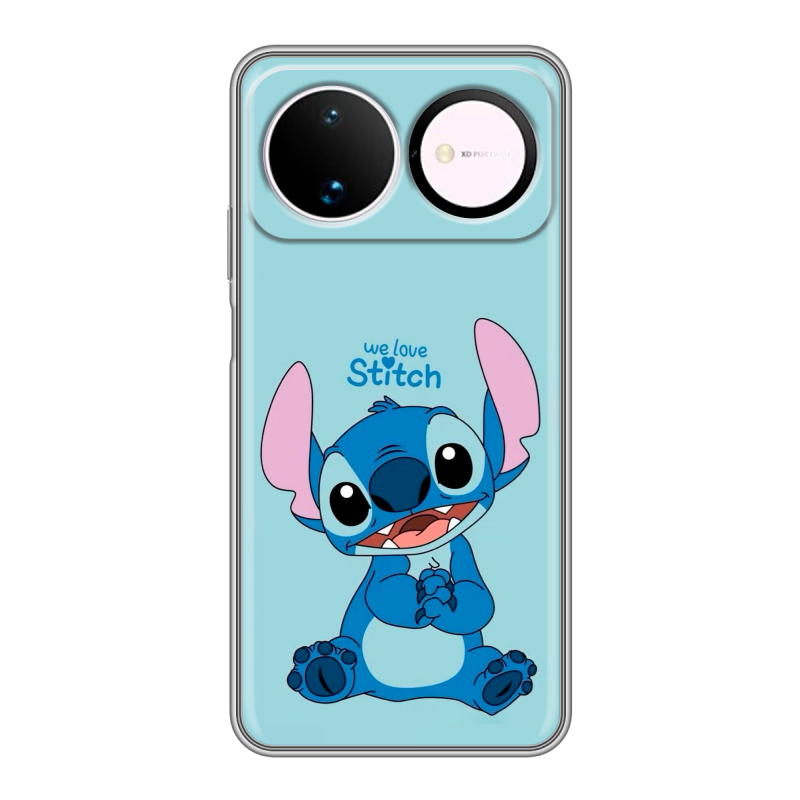 Силиконовый чехол на Huawei Nova 16 с принтом Лило и Стич Силиконовый чехол на Huawei Nova 16 с принтом Лило и Стич