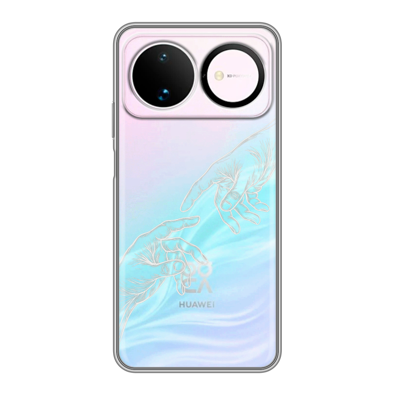 Силиконовый чехол на Huawei Nova 16 с принтом Сотворение мира Силиконовый чехол на Huawei Nova 16 с принтом Сотворение мира