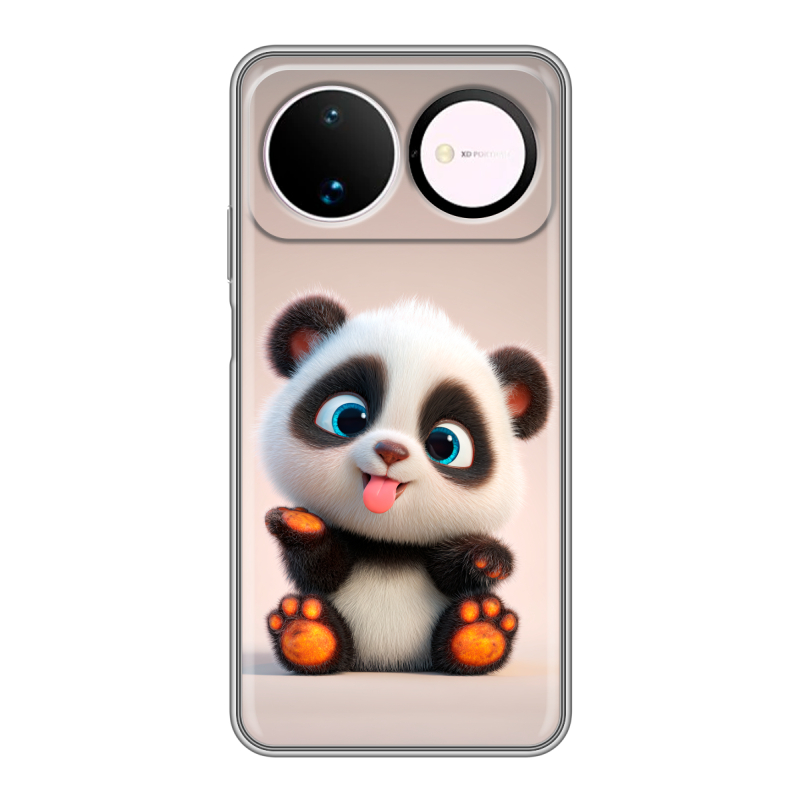 Силиконовый чехол на Huawei Nova 16 с принтом милая панда Силиконовый чехол на Huawei Nova 16 с принтом милая панда