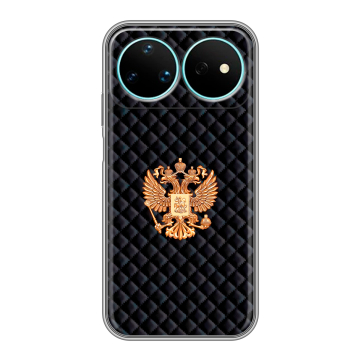 Силиконовый чехол на Huawei Nova 16 Pro с принтом Герб России принт