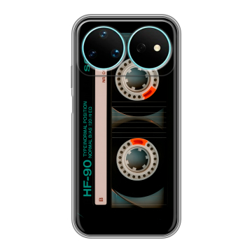 Силиконовый чехол на Huawei Nova 16 Pro с принтом Кассета
