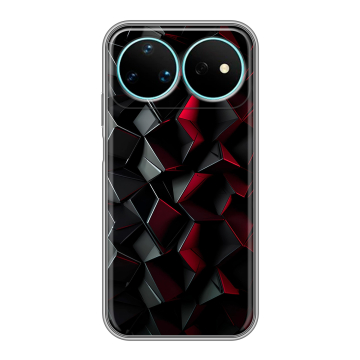 Силиконовый чехол на Huawei Nova 16 Pro с принтом Абстракция