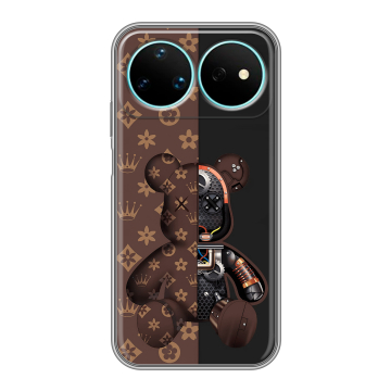 Силиконовый чехол на Huawei Nova 16 Pro с принтом Луи робот