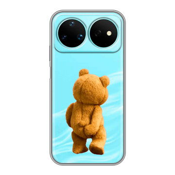 Силиконовый чехол на Huawei Nova 16 Pro с принтом Медведь