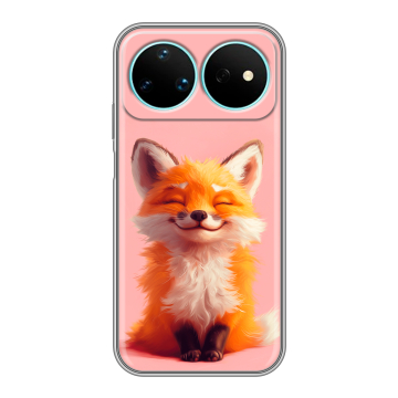 Силиконовый чехол на Huawei Nova 16 Pro с принтом милая лиса