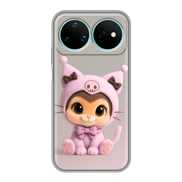 Силиконовый чехол на Huawei Nova 16 Pro с принтом Куроми Kuromi 