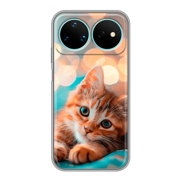 Силиконовый чехол на Huawei Nova 16 Pro с принтом котик
