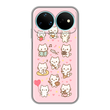 Силиконовый чехол на Huawei Nova 16 Pro с принтом Hello Kitty Хелоу Кити