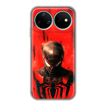 Силиконовый чехол на Huawei Nova 16 Pro с принтом человек паук spiderman