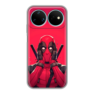 Силиконовый чехол на Huawei Nova 16 Pro с принтом Дедпул Deadpool Силиконовый чехол на Huawei Nova 16 Pro с принтом Дедпул Deadpool