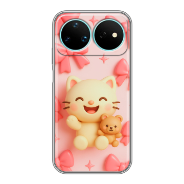 Силиконовый чехол на Huawei Nova 16 Pro с принтом для девочек