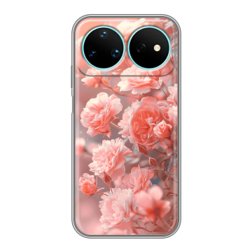 Силиконовый чехол на Huawei Nova 16 Pro с принтом Розы цветы