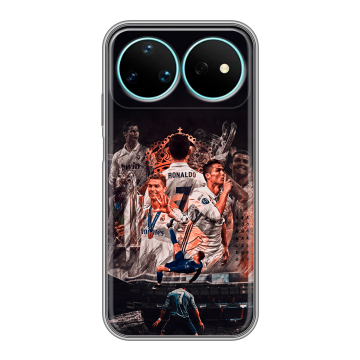 Силиконовый чехол на Huawei Nova 16 Pro с принтом Реал Роналдо Real Ronaldo Силиконовый чехол на Huawei Nova 16 Pro с принтом Реал Роналдо Real Ronaldo