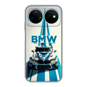 Силиконовый чехол на Huawei Nova 16 Pro с принтом БМВ BMW