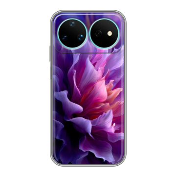 Силиконовый чехол на Huawei Nova 16 Pro с принтом женский цветы