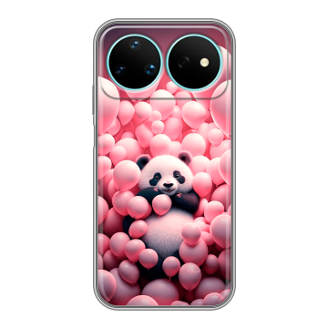 Силиконовый чехол на Huawei Nova 16 Pro с принтом Панда Силиконовый чехол на Huawei Nova 16 Pro с принтом Панда