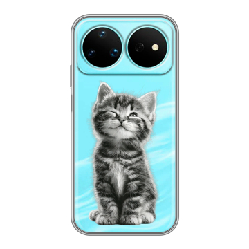 Силиконовый чехол на Huawei Nova 16 Pro с принтом Котенок