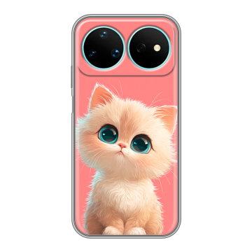 Силиконовый чехол на Huawei Nova 16 Pro с принтом Розовый котенок Силиконовый чехол на Huawei Nova 16 Pro с принтом Розовый котенок