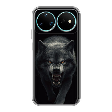 Силиконовый чехол на Huawei Nova 16 Pro с принтом Волк