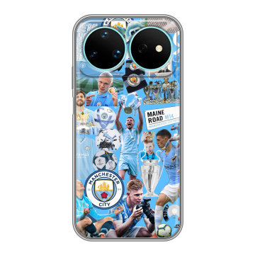 Силиконовый чехол на Huawei Nova 16 Pro с принтом Man City Манчестер Сити Силиконовый чехол на Huawei Nova 16 Pro с принтом Man City Манчестер Сити
