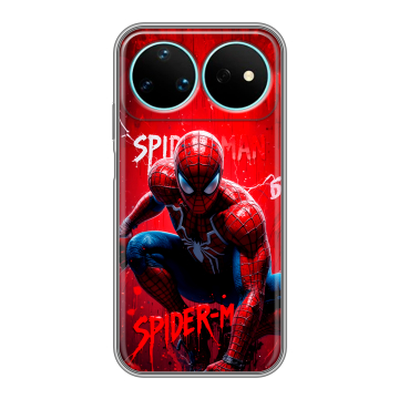 Силиконовый чехол на Huawei Nova 16 Pro с принтом Spiderman Человек паук