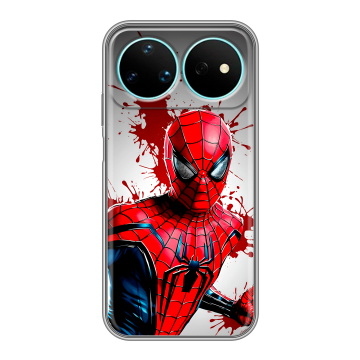 Силиконовый чехол на Huawei Nova 16 Pro с принтом Spiderman Человек паук