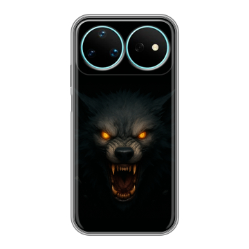 Силиконовый чехол на Huawei Nova 16 Pro с принтом Волк Силиконовый чехол на Huawei Nova 16 Pro с принтом Волк
