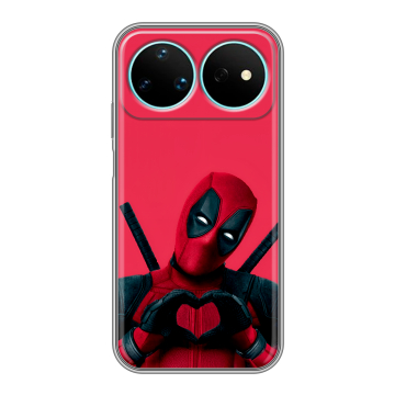 Силиконовый чехол на Huawei Nova 16 Pro с принтом Дедпул Deadpool Силиконовый чехол на Huawei Nova 16 Pro с принтом Дедпул Deadpool