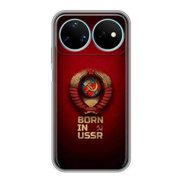 Силиконовый чехол на Huawei Nova 16 Pro с принтом Флаг Герб СССР Силиконовый чехол на Huawei Nova 16 Pro с принтом Флаг Герб СССР