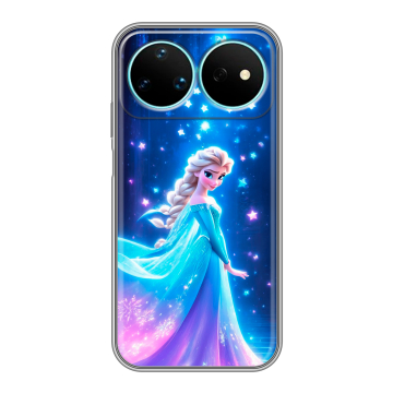 Силиконовый чехол на Huawei Nova 16 Pro с принтом Холодное сердце Frozen