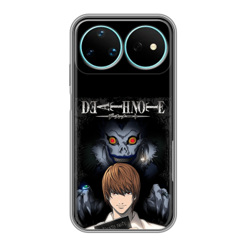 Силиконовый чехол на Huawei Nova 16 Pro с принтом Death note Тетрадь смерти Силиконовый чехол на Huawei Nova 16 Pro с принтом Death note Тетрадь смерти