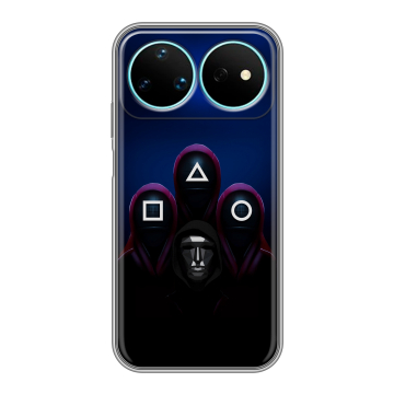 Силиконовый чехол на Huawei Nova 16 Pro с принтом Игра Кальмара Силиконовый чехол на Huawei Nova 16 Pro с принтом Игра Кальмара