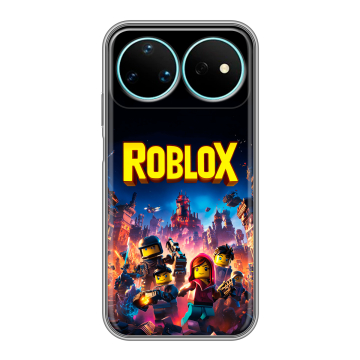 Силиконовый чехол на Huawei Nova 16 Pro с принтом Roblox Роблокс