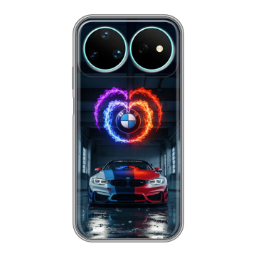 Силиконовый чехол на Huawei Nova 16 Pro с принтом BMW БМВ