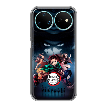 Силиконовый чехол на Huawei Nova 16 Pro с принтом Demon Slayer Клинок рассекающий демонов Силиконовый чехол на Huawei Nova 16 Pro с принтом Demon Slayer Клинок рассекающий демонов