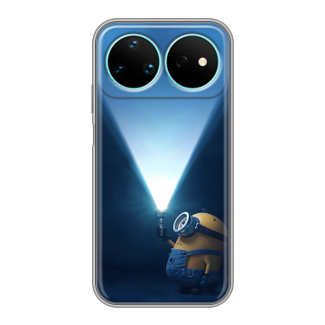 Силиконовый чехол на Huawei Nova 16 Pro с принтом Миньоны