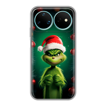 Силиконовый чехол на Huawei Nova 16 Pro с принтом Гринч Новый год Рождество Силиконовый чехол на Huawei Nova 16 Pro с принтом Гринч Новый год Рождество