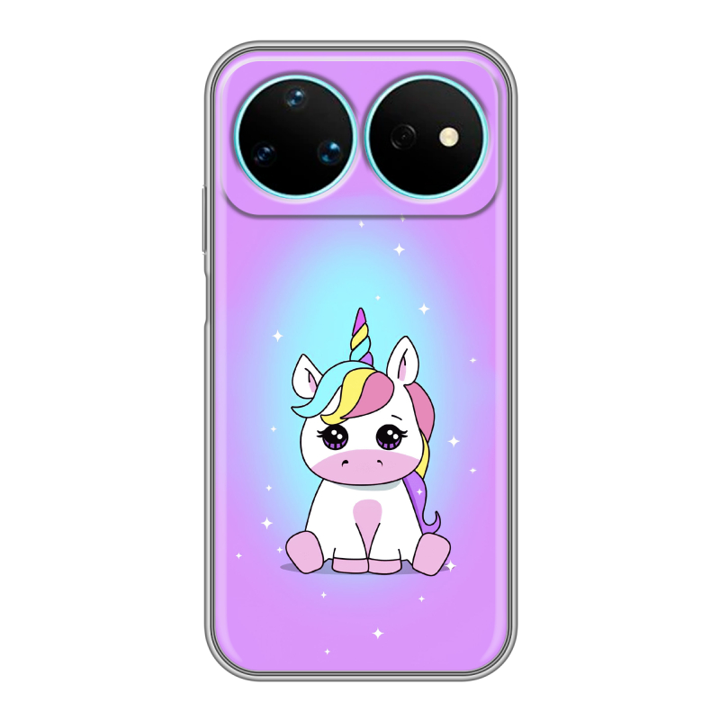 Силиконовый чехол на Huawei Nova 16 Pro с принтом Единорог Силиконовый чехол на Huawei Nova 16 Pro с принтом Единорог