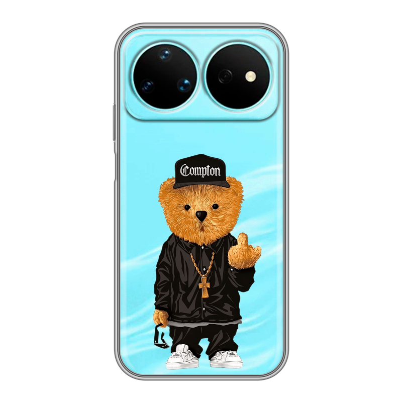Силиконовый чехол на Huawei Nova 16 Pro с принтом Мишка Силиконовый чехол на Huawei Nova 16 Pro с принтом Мишка