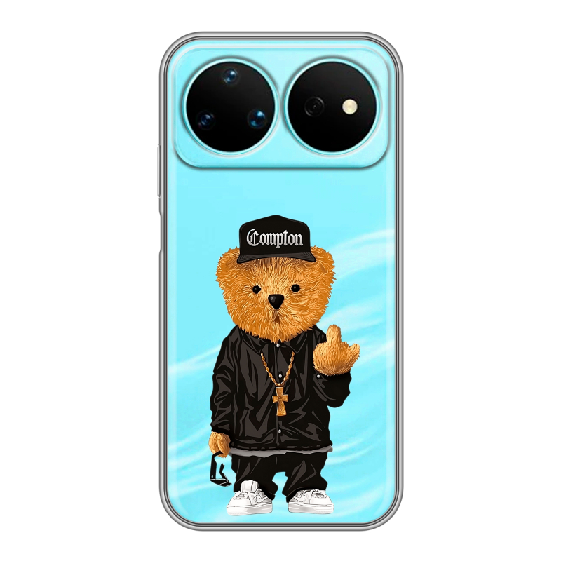 Силиконовый чехол на Huawei Nova 16 Pro с принтом Плюшевый медведь Силиконовый чехол на Huawei Nova 16 Pro с принтом Плюшевый медведь