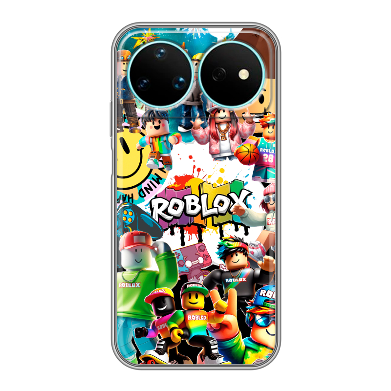 Силиконовый чехол на Huawei Nova 16 Pro с принтом Roblox Роблокс Силиконовый чехол на Huawei Nova 16 Pro с принтом Roblox Роблокс