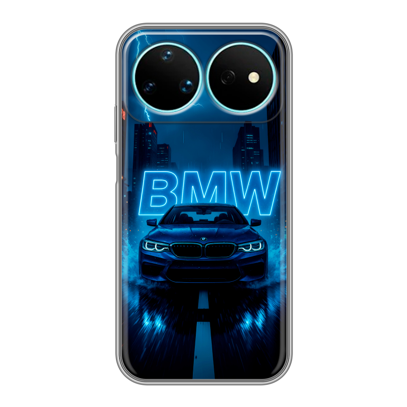 Силиконовый чехол на Huawei Nova 16 Pro с принтом BMW БМВ Силиконовый чехол на Huawei Nova 16 Pro с принтом BMW БМВ