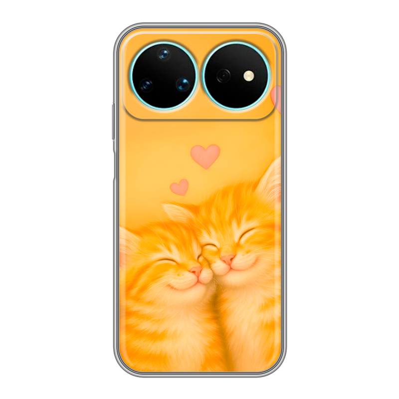 Силиконовый чехол на Huawei Nova 16 Pro с принтом Милые котята Силиконовый чехол на Huawei Nova 16 Pro с принтом Милые котята