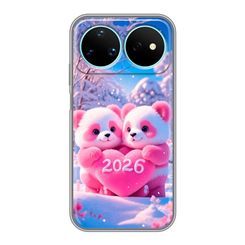 Силиконовый чехол на Huawei Nova 16 Pro с принтом Новый год Силиконовый чехол на Huawei Nova 16 Pro с принтом Новый год